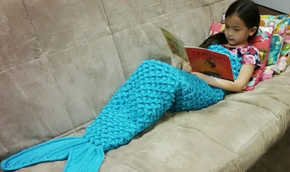 What's Spacious About the Mermaid Tail Blanket?